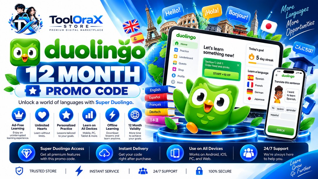Duolingo 12 Month Promo Code