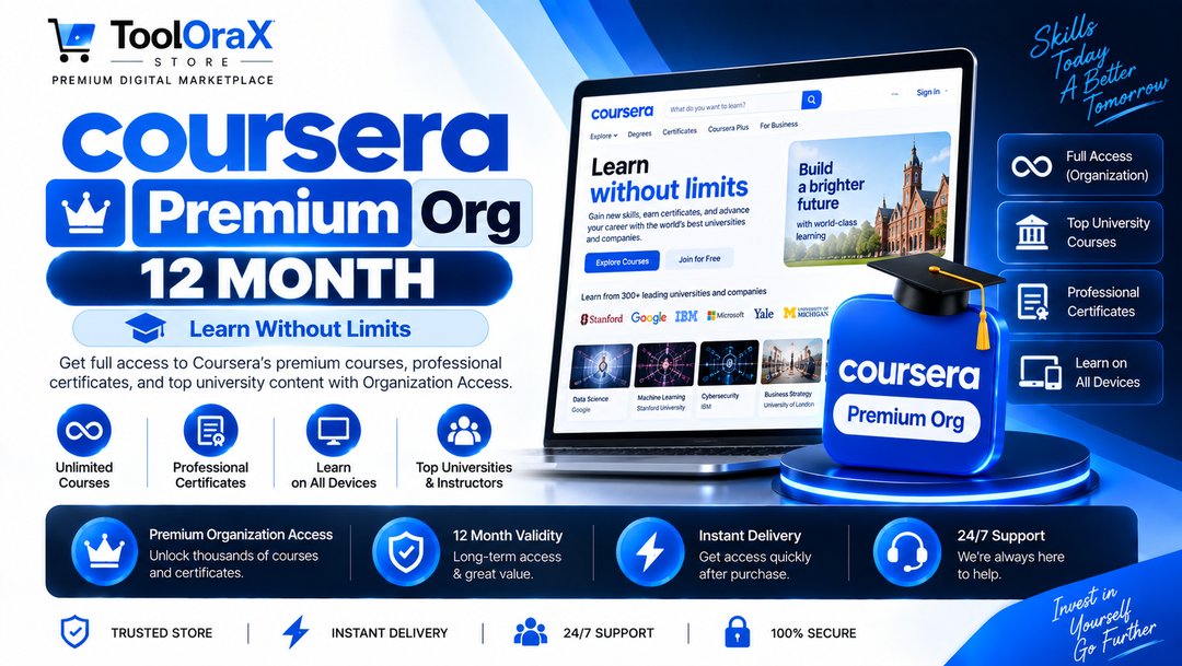 Coursera Premium Org + Gemini 3M