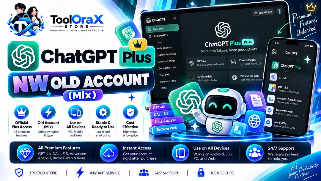 Chatgpt Plus NW Old Account (Mix)