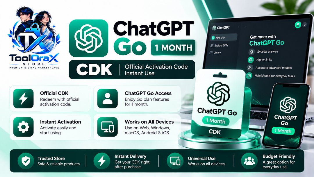 Chatgpt Go 1 Month CDK